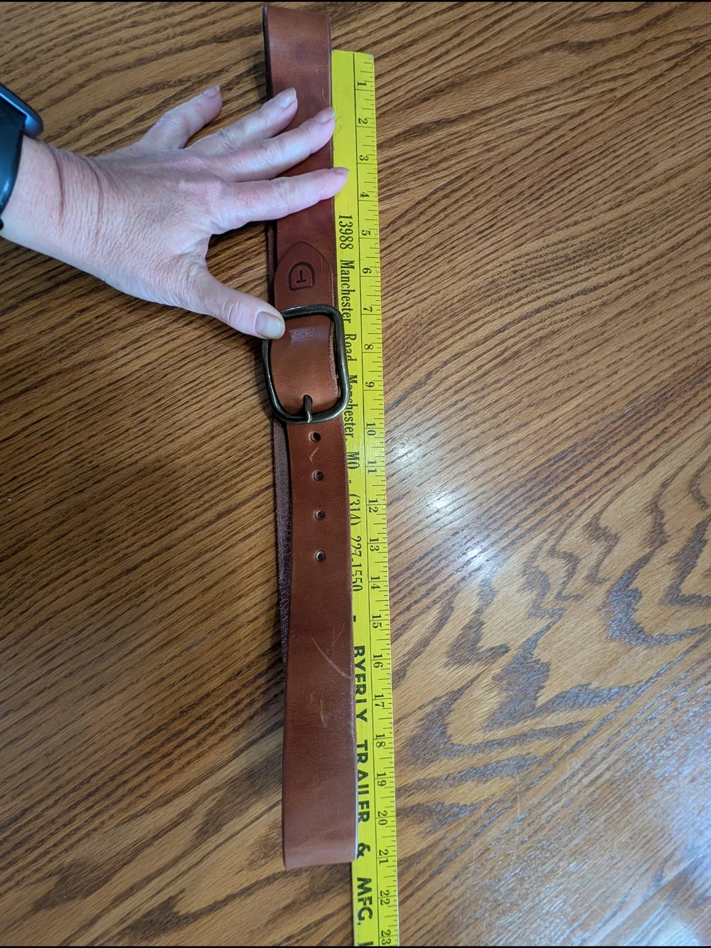 Tecovas Brown Leather Belt - Men's Classic Leather Belt